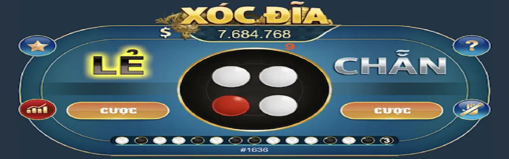 Giao diện game Xóc Đĩa Chẵn Lẻ 3D tại XOCDIA88